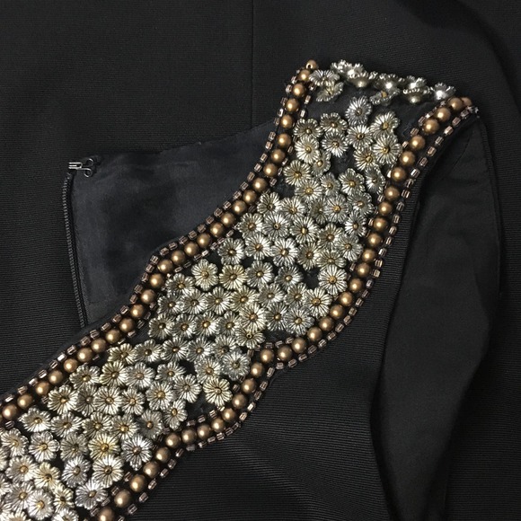 NEW Kay Unger NY Women's Embellished Sequin V-Neck Dress Size 6 Black MSRP $430 - Picture 13 of 16
